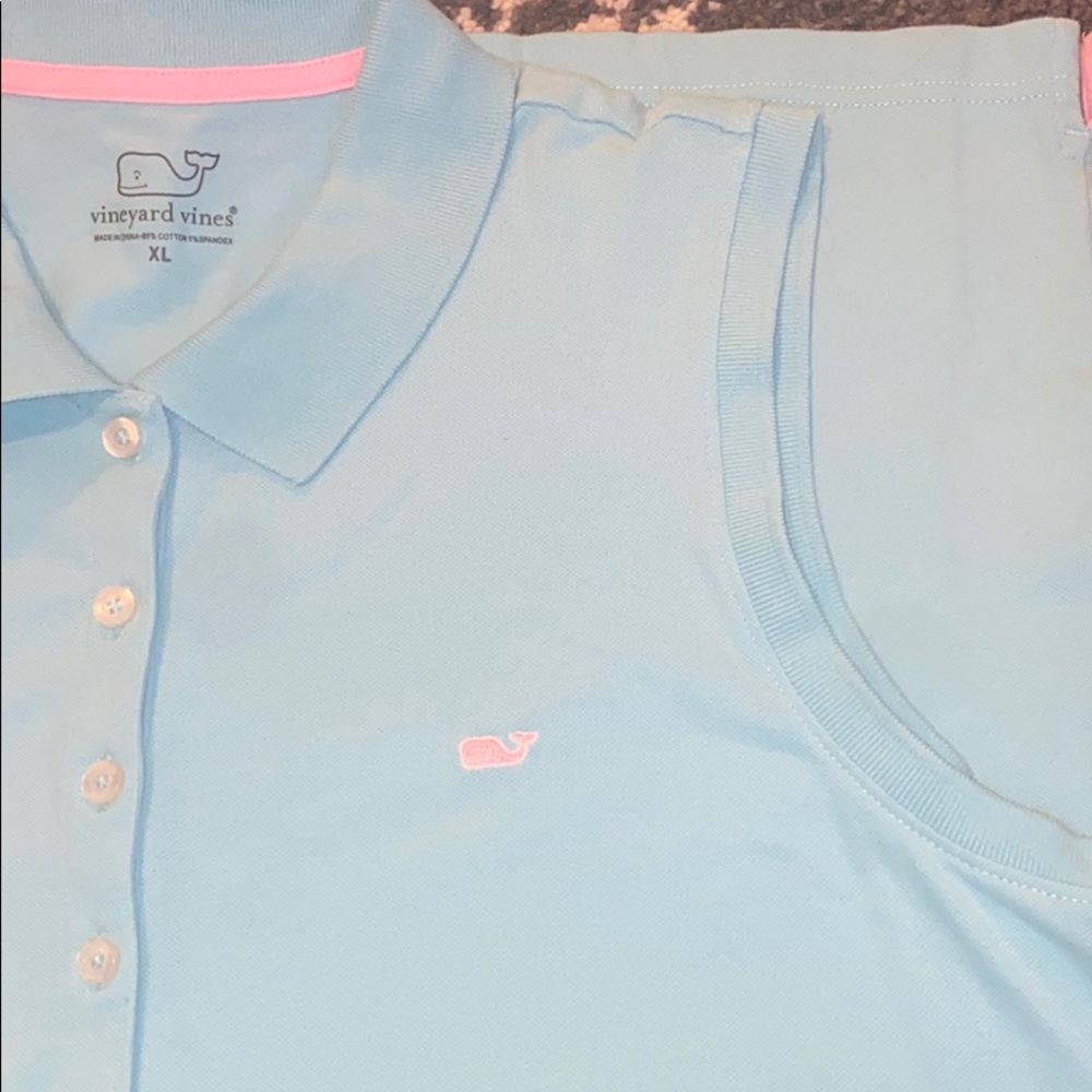 Vineyard Vines | Sleeveless Polo Turquoise
